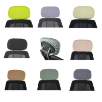 Gaming Chair Headrest Cover Elastic Office Chair Head Pillow Cover Chair Headrest Protection Dustproof Pillow Cover Accessories