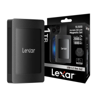 【Lexar 雷克沙】SL500 1TB 磁吸式 外接式ssd 行動 固態硬碟 5年保 最高讀取2000MB/s