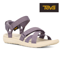【TEVA】女涼鞋 輕量織帶涼鞋/雨鞋/水鞋 Sanborn Mia 原廠(灰嶺紫-TV1116650GYR)