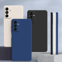 Sarung Samsung S24 Plus, warna pepejal Samsung S24 + silikon cecair sarung pelindung kalis kejutan