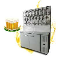 Bar Stainless Steel Draft Beer Dispenser Beer Dispenser Tower Beverage Dispenser Beer Machine Beer Wall With LED Light