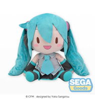 【台中金曜】2月 SEGA 景品 初音未來系列 初音 巨型豆豆眼坐姿玩偶 1001