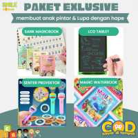 (PROMO) BISA COD PAKET EXLUSIVE - Mainan Edukasi Belajar anak cerdas Paket Lengkap Toy SANK MAGICBOO