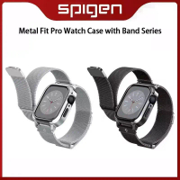สายสแตนเลส + เคสสำหรับ Apple Watch, Spigen, เข้ากันได้กับ Ultra Ultra2 Series 9 8 7 6 5 4 SE, 49mm,