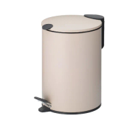 【KELA】Mats腳踏式垃圾桶 象牙白3L(回收桶 廚餘桶 踩踏桶)