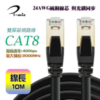 【現折$50 最高回饋3000點】i-wiz CAT.8 S/FTP 超高速網路線 10M