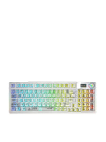 F98Pro คีย์บอร์ดไร้สาย Gasket Mechanical Keyboard 3IN1 Size 99% - White รับประกันศูนย์ไทย 2 ปี