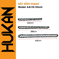 Dây xích HUKAN 6 inch - 8 icnh - 10 inch - 12 inch của máy cưa xích pin