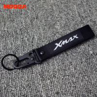 For Yamaha XMAX X MAX 300 400 250 125 All Year Universal Motorcycle 3D embroidery Keychain Key Ring Accessories