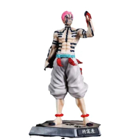 28cm Demon Slayer GK CHENG Akaza Figure Ghost Killing Team Figure Action Figure PVC Kimetsu No Yaiba Model Collection Toys