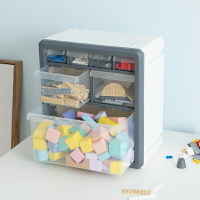抽屜式零件盒/收納盒 積木收納盒神器lego小顆粒零件抽屜式儲物分裝兒童玩具分類整理箱『XY29902』
