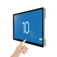 32 inch ip65 high resolution touch screen panel led tablet wins 10 android all in one pc