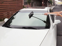 【現貨】窗刷 汽車美容 潔車樂塑膠柄窗刷、10吋伸縮窗刷 海綿 洗車用品 清潔用品 車用 興雲網購