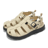 【MERRELL】涼鞋 Fleur Fisherman 女鞋 米 黑 皮革 羅馬涼鞋 戶外(ML008200)