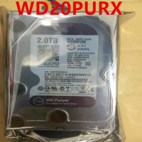 Original New HDD For WD 2TB 3.5" SATA 64MB 7200RPM For Internal HDD For Surveillance HDD For WD20PURX