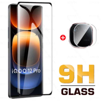 9H Curved Glass For vivo iQOO 12 Pro 5G Tempered Glass iQOO12Pro iQOO12 12Pro V2329A 2023 6.78inch Screen Protector Camera Film