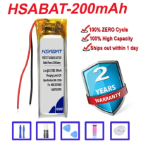 Top Brand 100% New 200mAh AHB74370PR Battery for Sony MDR-EX750BT WI-C600N Accumulator 2-wire in stock