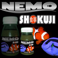 SHOKUJI NEMO MAKANAN IKAN HIAS AIR LAUT CLOWNFISH IKAN BADUT DOTTYBACK NEON TETRA YELLOW TANG WATCHM