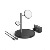 Anker Qi2 15W 三合一無線快速充電器 黑色