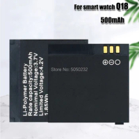 3.7V Rechargeable Li-ion Polymer Battery 500mAh Li-polymer Batteries Replacement For Q18 Wrist Watch Smart Watch 1.85Wh