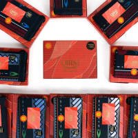 Grosir 10 Pcs Sarung BHS Infinity Gold Motif V32 PKA - hitam