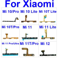 Volume&amp;Power Side Key Flex Cable For Xiaomi Mi 10 10T 11 11T Pro Lite Mi 11 Ultra Mi 12 Pro Voulme Flex Ribbon