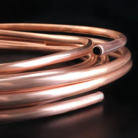 1M/2M/5M/10M Copper Tube 99.9% T2 Copper Conditioning Pipe OD2/3/4/6/8/10/12/14/16mm
