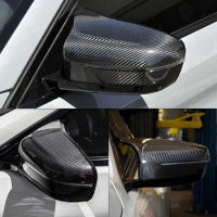 For BMW F90 M5 F91 F92 M8 2018-2022 Real Carbon Fiber Parts Rearview Mirror Cover Reversing Mirror Sticker Add On