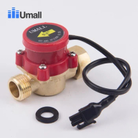 HT-60 90w Water Pump Flow Sensor Switch Solar Heater Brass Automatic Pressure Booster Magnetic Control Valve Part