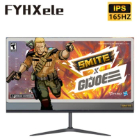 FYHXele 24 Inch Gaming Monitor 165Hz Support 120 144Hz IPS 1920x1080P 1ms Adaptive Sync VESA Compatible PC Built-in Speakers