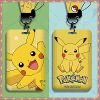 New Pokemon Pikachu Multi-Accessories Card Holder Long Lanyard Card Holder EasyCard Card Holder Anti