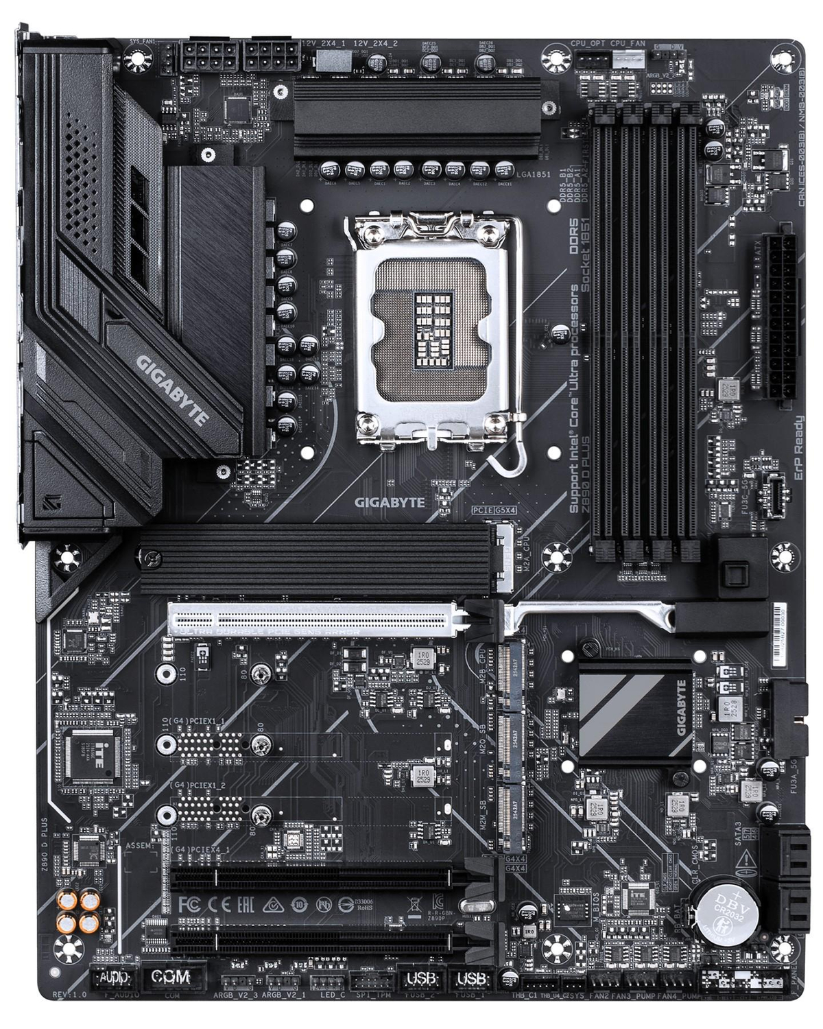 Gigabyte が Z890 D PLUS を発表：3つの PCIe スロットを搭載した機能