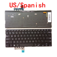 New US Spanish Laptop Backlit Keyboard For ASUS ZenBook 13 UX331 UX331U UX331UA UX331UAL UX331UN UX3310KN 9Z.NENBU.30R
