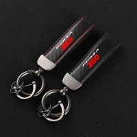 Leather Motorcycle keychain Horseshoe Buckle Jewelry for HONDA FORZA350 NSS350 2018-2022 Accessories