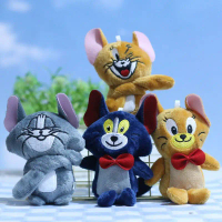 ของเล่นตุ๊กตา จี้เมาส์น้อย น่ารัก น่ารัก ตุ๊กตาแมวเจอร์รี่ พวงกุญแจเสน่ห์กระเป๋า annabelle  doll ann