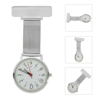 Digital Watch Nurse Pendant for Nurses Fob Number Brooch Lapel Nursing Clip on Backpack
