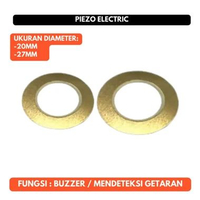 Piezo Electric 27mm 20mm 20 27 mmCeramic Buzzer Element Sounder Sensor Sound Disc Deteksi Getaran 20