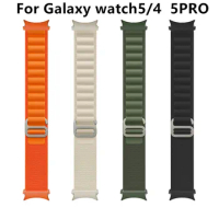 Alpine Loop Strap for Samsung Galaxy Watch 4/5 44mm 40mm Watch5 Pro 45mm G-hook slides Nylon Band Galaxy Watch 4 Classic 42 46mm