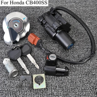 For Honda CB400SS CB 400SS Fuel Gas Cap Ignition Switch Seat Lock Key For Honda CB400SS CB 400 SS