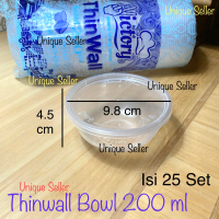 Thinwall Bowl Mangkok Victory 200ml isi 25/Thinwall Bowl Round 200 ml Epique_Seller