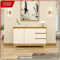 Furniture Murah Surabaya - Meja Buffet Credenza Series Piano Buffet Penyimpanan Serbaguna