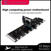 8 GPU Mining Motherboard DDR3 CPU 65MM Slot Graphics Video Card GPU For BTC Ethereum Miner Rig bitcoin ETH HSW2