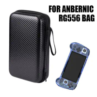 For ANBERNIC RG556 Game Console Storage Bag EVA Hard Travel Carrying Bag Portable Waterproof Protection Case Zipper Bag