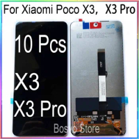Wholesale 10 Pieces/Lot For Xiaomi Poco X3 LCD Display Screen With touch digitizer assembly For POCO X3 Pro