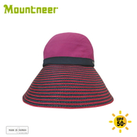 【Mountneer 山林 中性透氣抗UV草編帽《紫羅蘭》】11H06/抗UV/遮陽帽/防曬帽/休閒帽