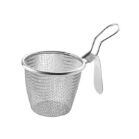 Pasta Strainer Basket with Handle Stainless Steel Spaghetti Strainer Spoon for Pasta Vegetable Noodles Dumpling Draining