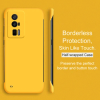 Luxury Ultra-Thin Candy Color Borderless PC Hard Case For Xiaomi POCO F5 F4 F3 F2 M3 M4 Pro X3 X4 GT X2 Half-wrapped Case Cover