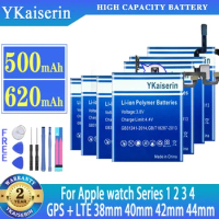 YKaiserin Battery For Apple watch iWatch Series 1 2 3 4 Series1 Series2 Series3 Series4 GPS + LTE 38mm 40mm 42mm 44mm bateria