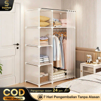 Lemari Gantung Baju Stand hanger Lemari Pakaian Minimalis Stand hanger Rak Baju Gantung Dengan Rak B