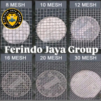 Kawat Wiremesh Mesh 8 Stainless 304 / Kawat Nyamuk Mesh 8 Meteran SS 304 lebar  1meter Tebal 1mm***